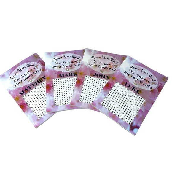 Biblical Word Search Puzzle Books. "The Gospels" Collect all Five. - Picture 1 of 7